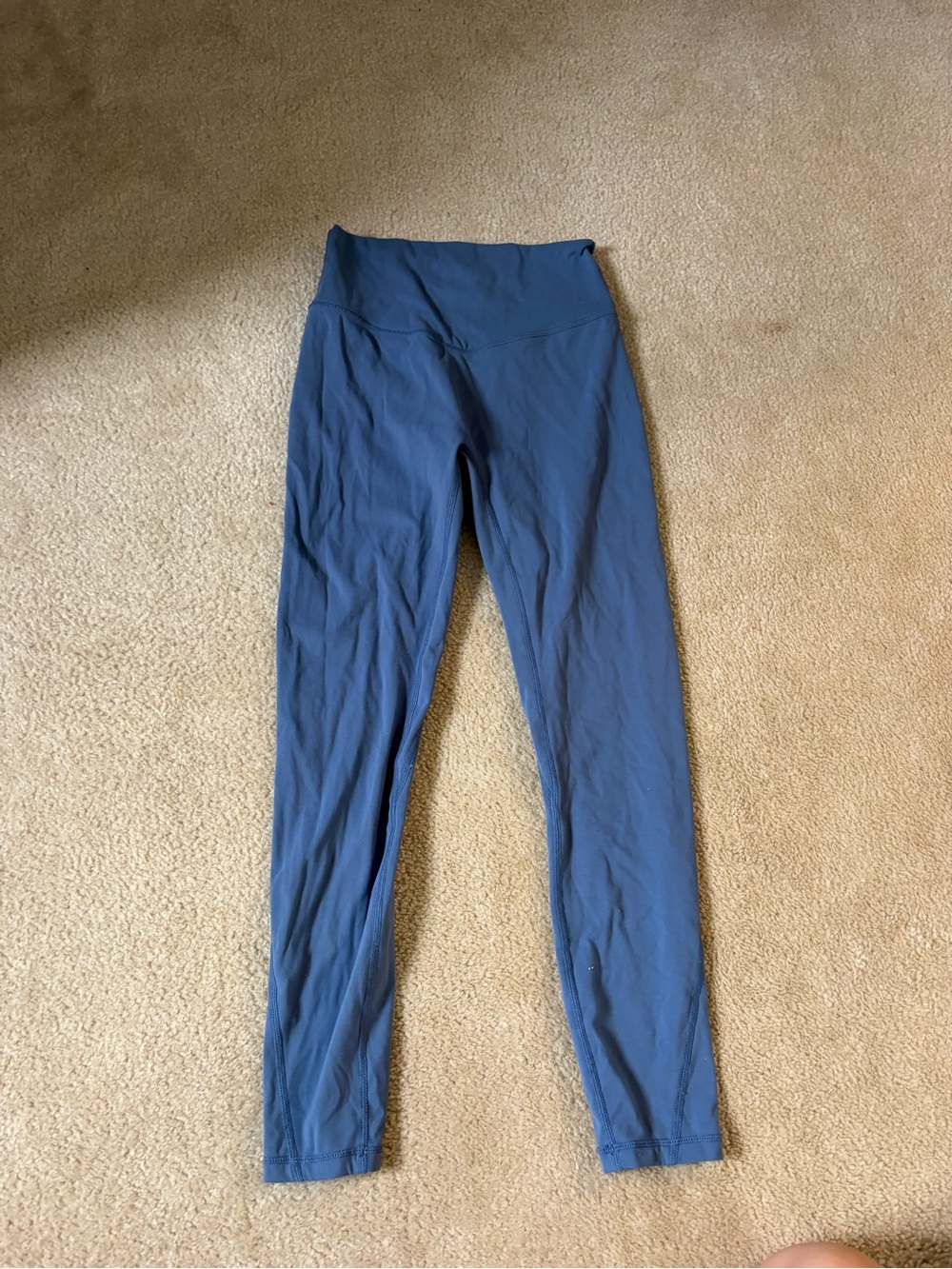 Blue High-Waist Leggings